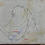 D-Day weather map