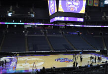 Floors and Fans Ready for Final Four