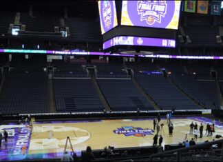Floors and Fans Ready for Final Four